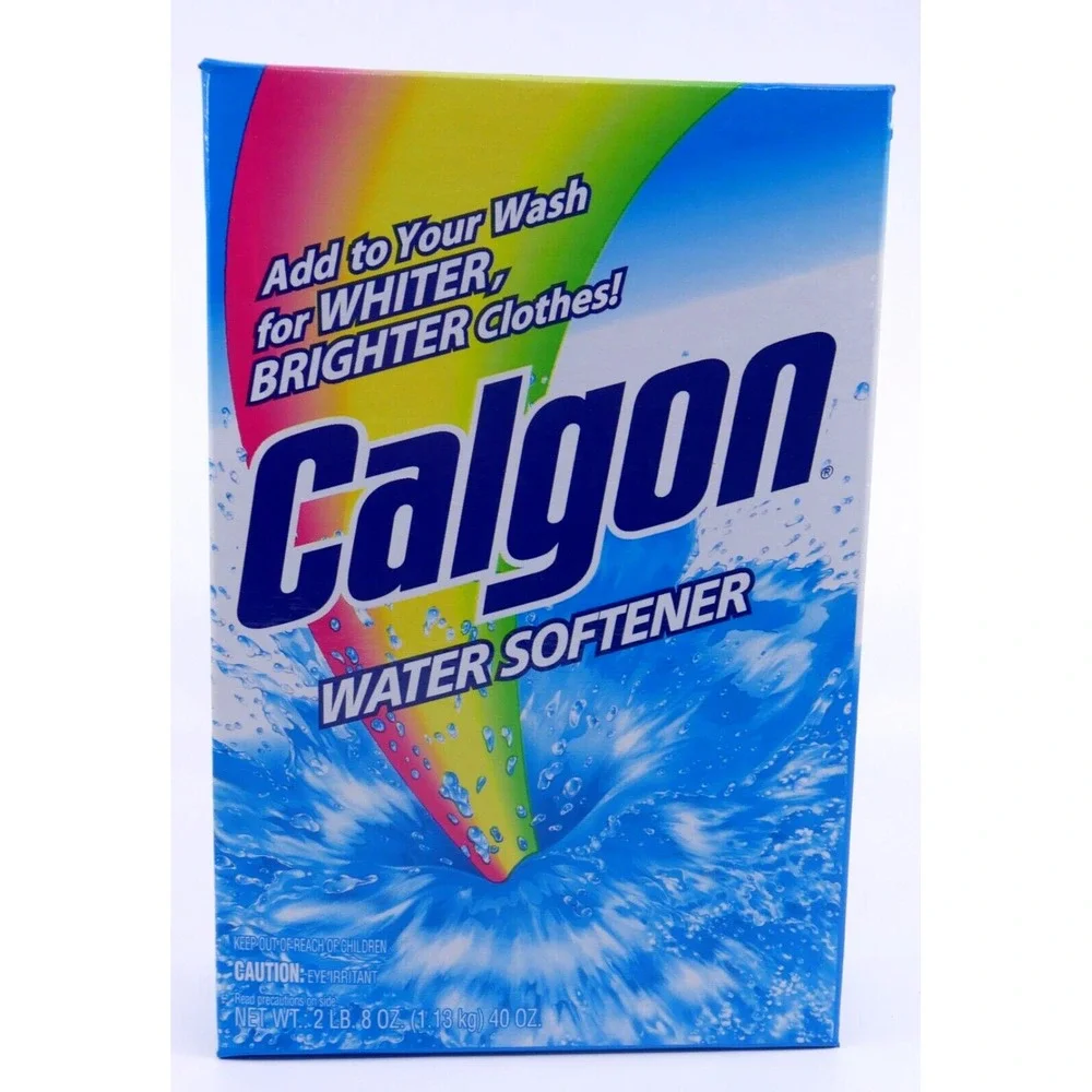 Calgon Water Softener Powder Box, 2 LB 8 OZ (40 OZ) Discontinued, READ